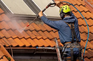 Démoussage et hydrofuge de toiture à Canohès